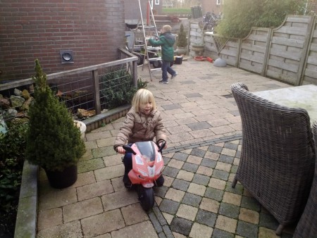 Even samen met Nick spelen bij Jayden zaterdag 18-1